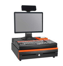 POS Моноблок с клавиатурой CY20 Single screen+led 8 display. 15.6 '/i5-3Gen/DDR3 8Gb/SSD 128Gb/WiFi/Lan/58 Print/Display non touch