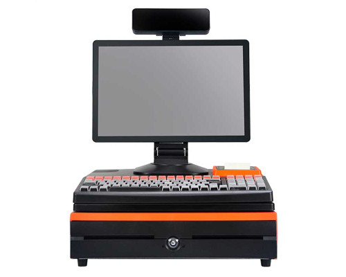 POS Моноблок с клавиатурой CY20 Single screen+led 8 display. 15.6 '/i5-3Gen/DDR3 8Gb/SSD 128Gb/WiFi/Lan/58 Print/Display non touch