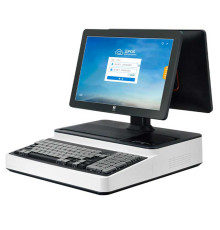 POS Моноблок с клавиатурой PSJ1000 двойной экран. 15.6-15.6 '/i5-3Gen/DDR3 8Gb/SSD 128Gb/WiFi/Lan/58 Print/Display non touch