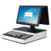 POS Моноблок с клавиатурой PSJ1000 двойной экран. 15.6-15.6 '/i5-3Gen/DDR3 8Gb/SSD 128Gb/WiFi/Lan/58 Print/Display non touch