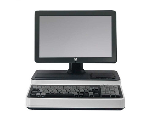 POS Моноблок с клавиатурой PSJ1000 двойной экран. 15.6-15.6 '/i5-3Gen/DDR3 8Gb/SSD 128Gb/WiFi/Lan/58 Print/Display non touch