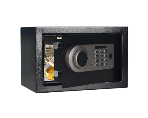 Сейф AL002-20-Электронный цифровой замок + ключ + Отпечаток пальца