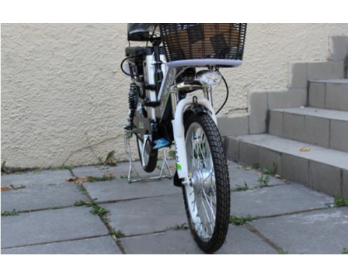 Электровелосипед с корзинкой усиленный (60V 10A)