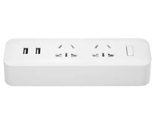 Удлинитель Xiaomi Mi Power Strip (2 розетки 2 USB-порта) Удлинитель Xiaomi Mi Power Strip (2 розетки 2 USB-порта)