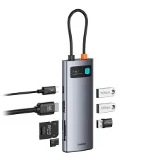 Адаптер-Хаб Baseus Metal Gleam Series 7-Port Hub