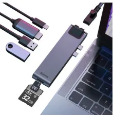 Адаптер-Хаб Baseus Harmonica 5-in-1 Hub Adapter