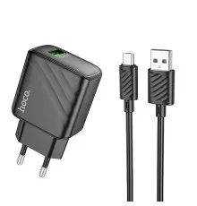 Зарядное устройство Hoco CS21A QC3.0 Micro-USB (EU)