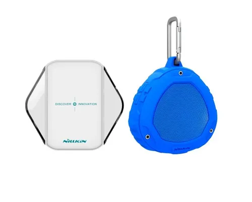 Подарочный набор Nillkin Беспроводной Bluetooth-динамик + Беспроводное зарядное устройство Qi Magic Cube Подарочный набор Nillkin Беспроводной Bluetooth-динамик + Беспроводное зарядное устройство Qi Magic Cube