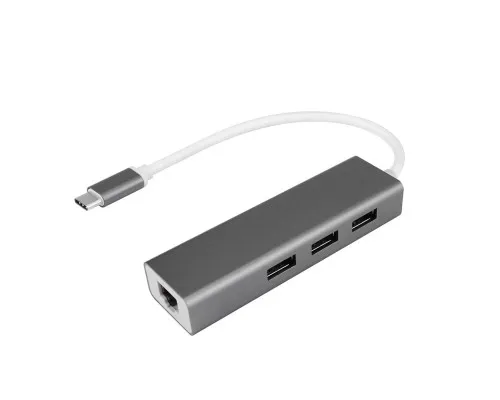 Универсальный адаптер c Type-C на 3xUSB/Gigabit Ethernet
