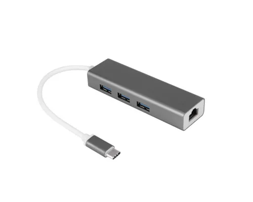 Универсальный адаптер c Type-C на 3xUSB/Gigabit Ethernet