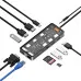 Адаптер-переходник Wiwu Cyber Hub 12 in 1 USB-C Hub