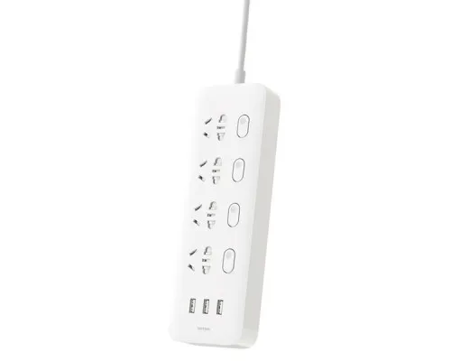 Удлинитель Xiaomi Smart Power Strip Outlet (4 розетки 3 USB-порта) Удлинитель Xiaomi Smart Power Strip Outlet (4 розетки 3 USB-порта)