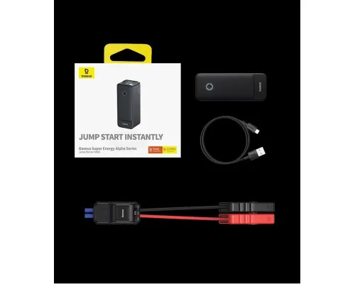 Портативное пусковое устройство бустер Baseus 6000 mAh 600A Jump Starter + Power Bank Портативное пусковое устройство бустер Baseus 6000 mAh 600A Jump Starter + Power Bank