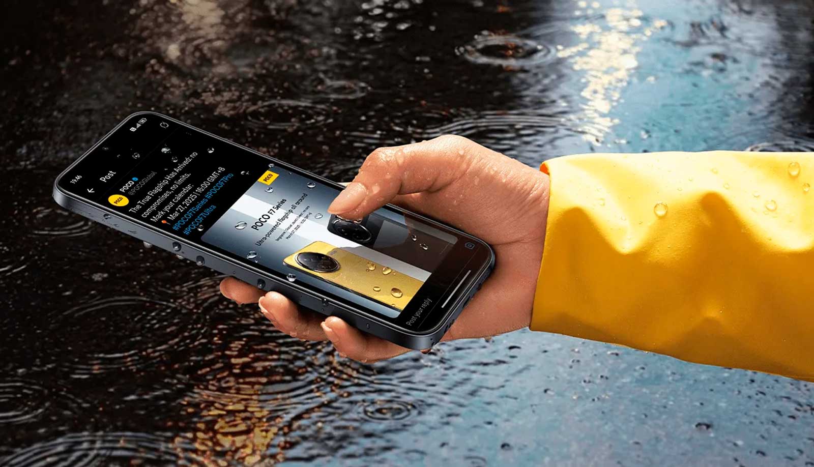 Xiaomi Poco C85 water resistant