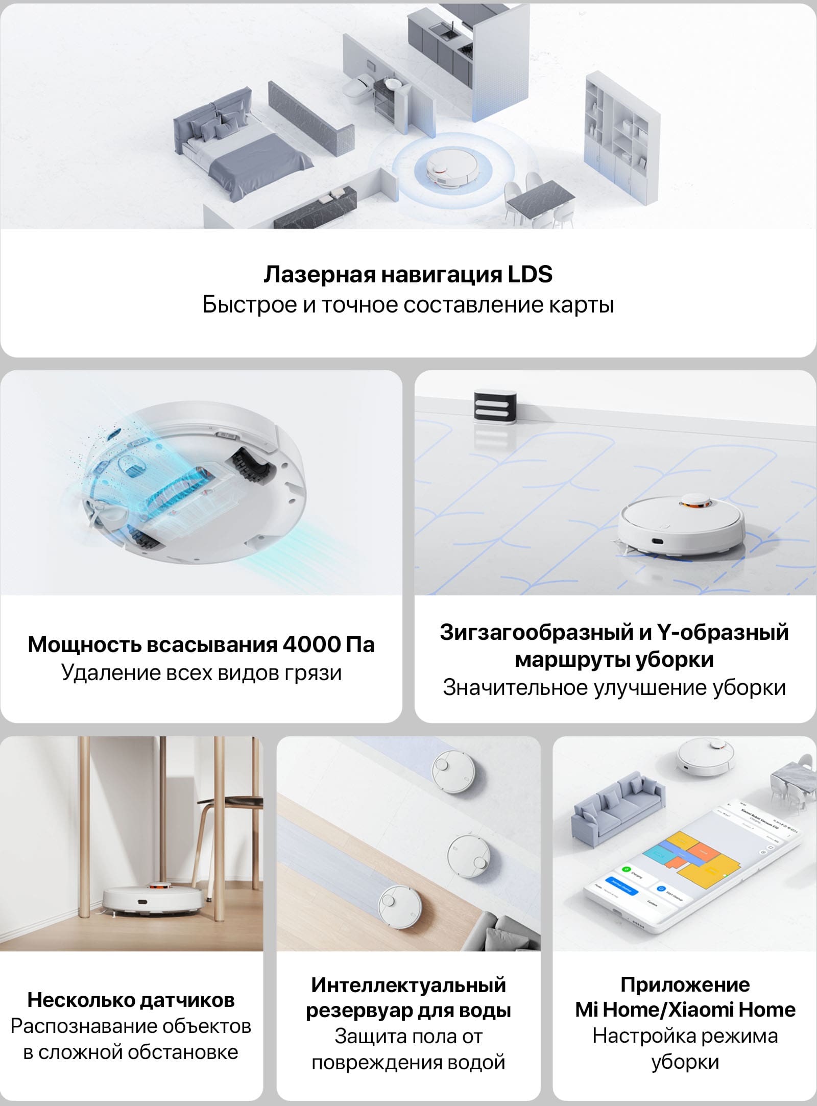 Робот-пылесос Xiaomi Mi Robot Vacuum S10 купить в Бишкеке - с влажной  уборкой