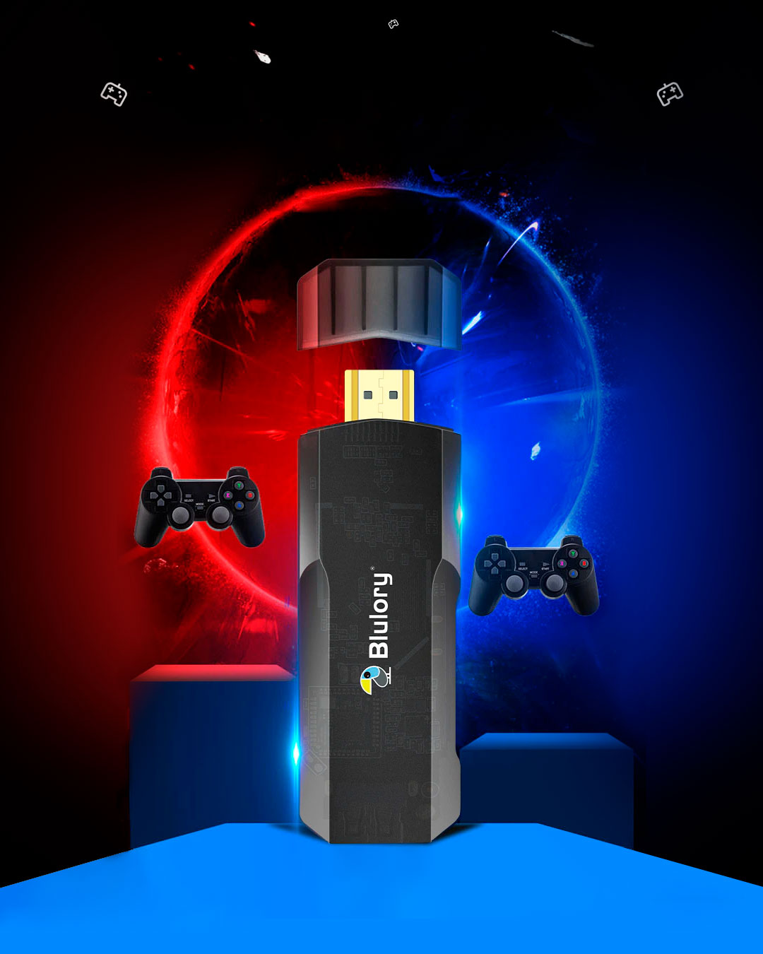 ТВ-приставка Blulory TV Stick & Game Stick 4K в Бишкеке - Login.kg