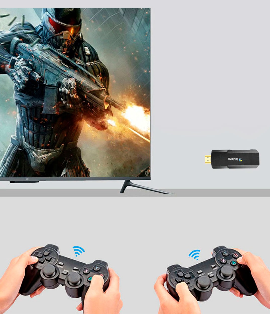 ТВ-приставка Blulory TV Stick & Game Stick 4K в Бишкеке - Login.kg