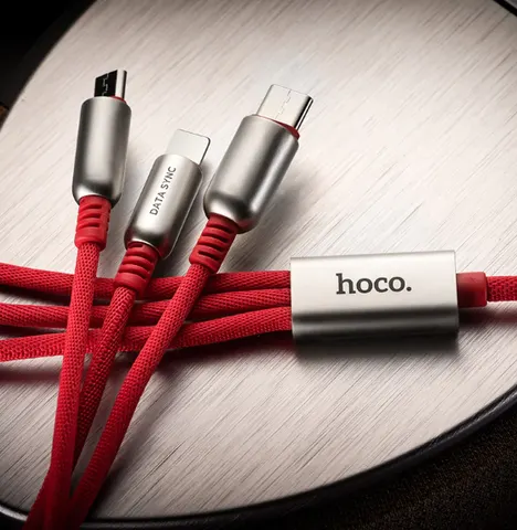 Кабель Hoco 3 в 1 U17