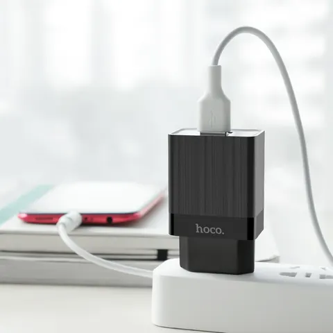 Зарядный адаптер Hoco C51A Prestige Power (2*USB) 3.4A EU
