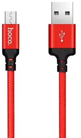 Кабель USB/MicroUSB Hoco X14 2.4A (2m)