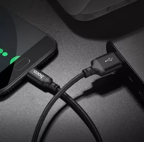 Кабель USB/MicroUSB Hoco X14 2.4A (1m)
