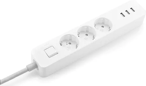 Удлинитель Xiaomi Mi Power Strip 3 розетки, 3USB EU
