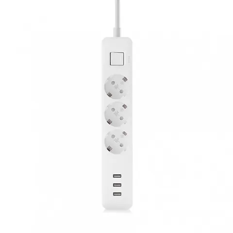 Удлинитель Xiaomi Mi Power Strip 3 розетки, 3USB EU