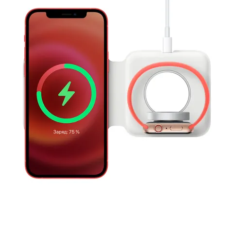 Беспроводная зарядка Apple MagSafe Duo Charger
