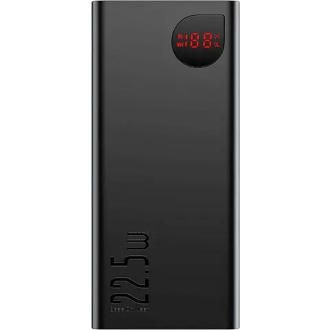 Внешний аккумулятор Baseus Adaman Metal Digital Display Quick Charge Power Bank 10000 mAh 22.5w