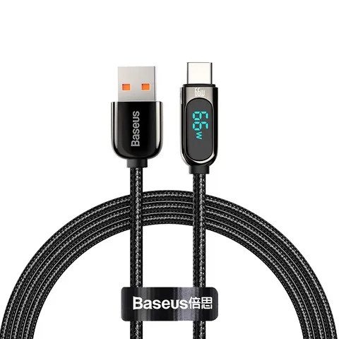 Кабель Baseus Display Fast Charge Cable USB to Type-C 66W