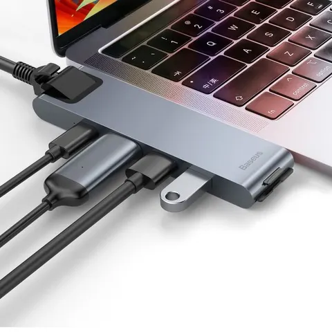 Адаптер-Хаб Baseus Harmonica 5-in-1 Hub Adapter