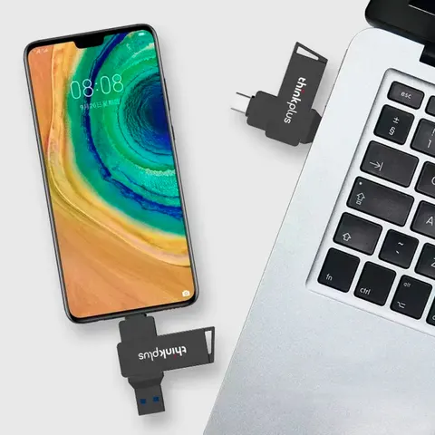 Флешка Lenovo Thinkplus 256GB USB-C USB-A