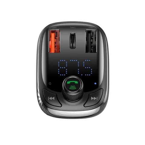 Модулятор Baseus T Typed Wireles MP3 Charger (PPS Quick Charger)