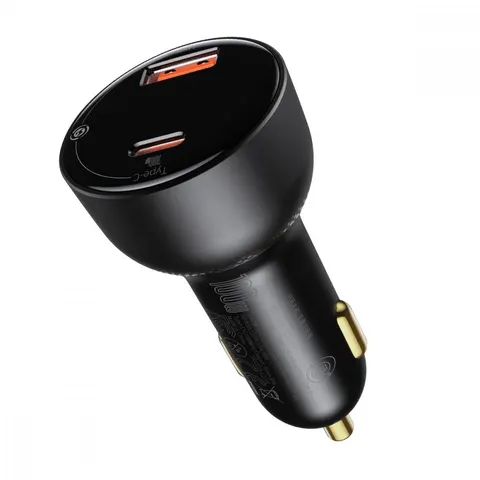 Авто зарядка Baseus Supreme Digital Display Dual Quick Car Charger 100W