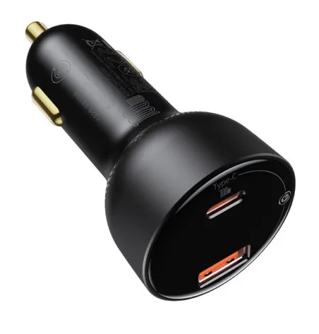 Авто зарядка Baseus Supreme Digital Display Dual Quick Car Charger 100W