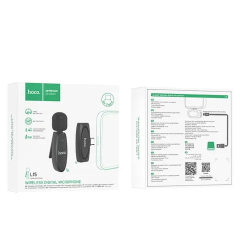 Петличный микрофон HOCO L15 Type-C