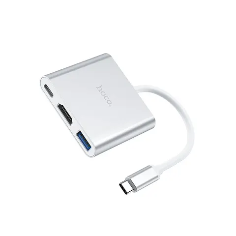 Адаптер Hoco Type-C для USB3.0 + HDMI + PD