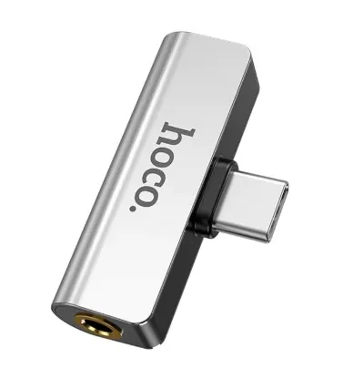 Переходник 2в1 Type-C+3.5mm на Lightning
