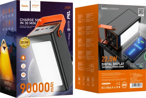 Внешний аккумулятор Hoco J107 90000 mAh