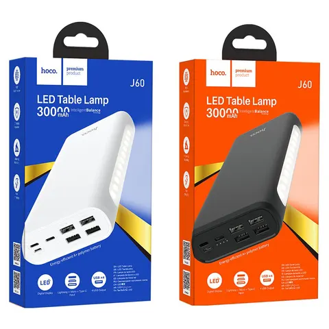Внешний аккумулятор Hoco Led Table Lamp 30000mAh