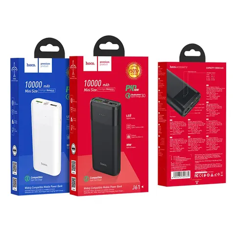 Внешний аккумулятор Power Bank Hoco 10000mAh (J61)