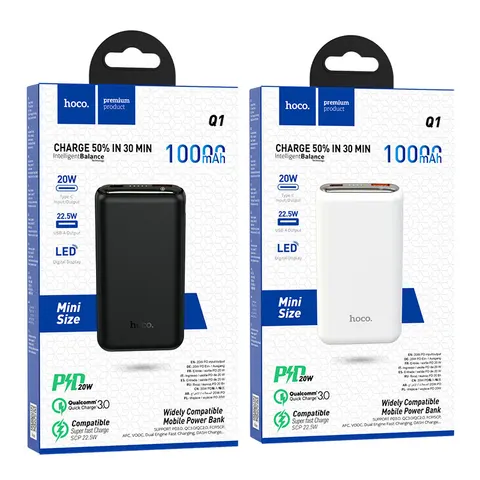 Внешний аккумулятор Power Bank HOCO 10000mAh Q1