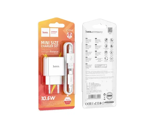 Зарядное устройство Hoco C106A Micro-USB