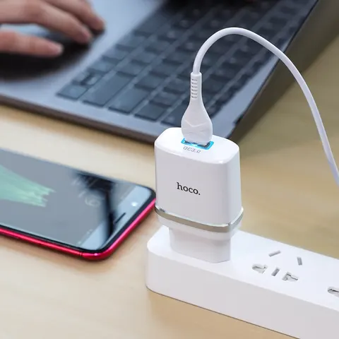 Зарядное устройство Hoco Quick Charge MicroUSB (C12Q)