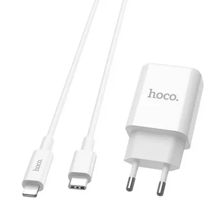 Зарядное устройство 18W Type-C - Lightning Hoco C71A