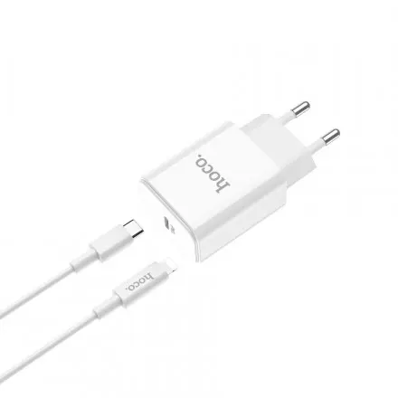 Зарядное устройство 18W Type-C - Lightning Hoco C71A