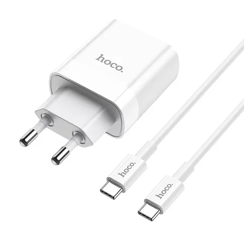 Сетевое З/У Hoco C80A Rapido Type-C PD+QC3.0 + кабель Type-C