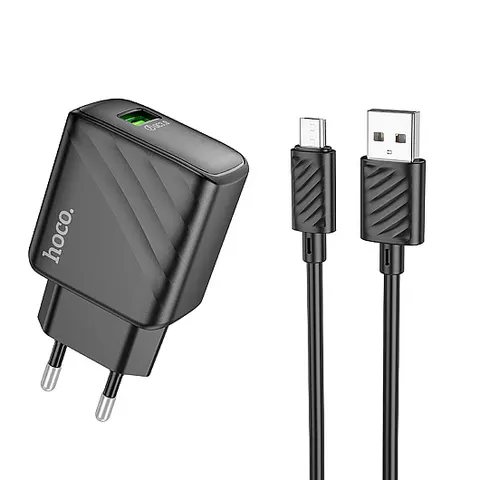 Зарядное устройство Hoco CS21A QC3.0 Micro-USB (EU)