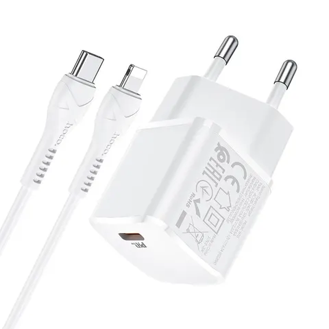 Зарядное устройство Hoco N10 PD + кабель Lightning