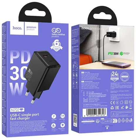 Зарядное устройство Hoco N70 PD30W